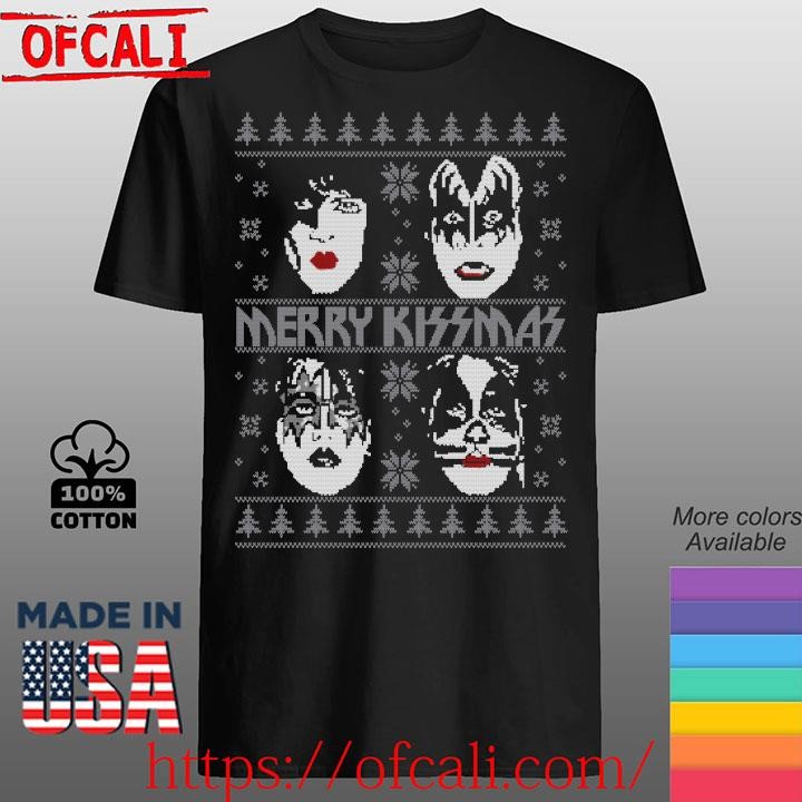 Original Kiss Band Merry Kissmas Ugly Christmas 2023 Shirt