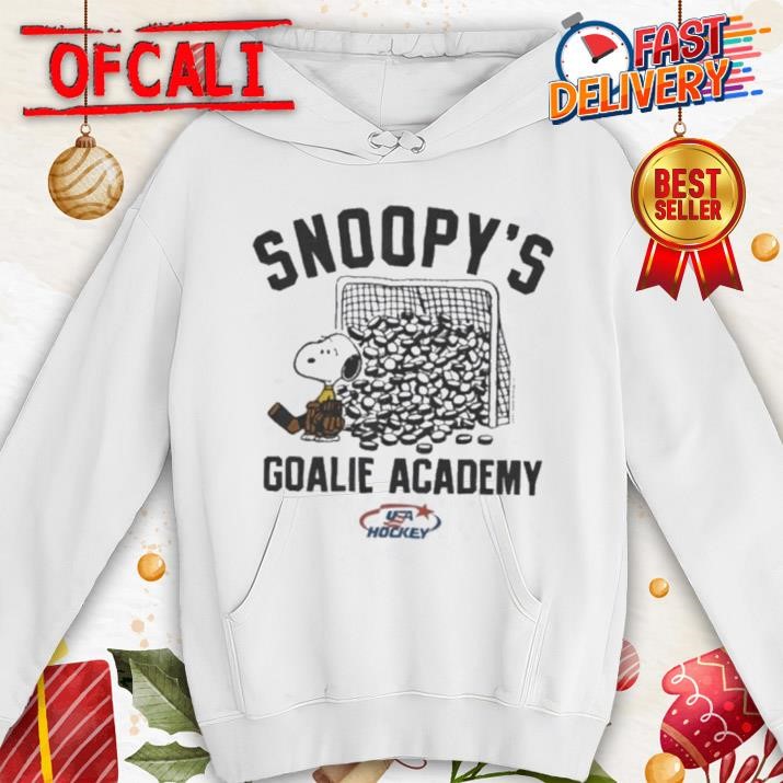 Top Peanuts x USA Hockey Snoopy’s Goalie Academy Sweater, hoodie